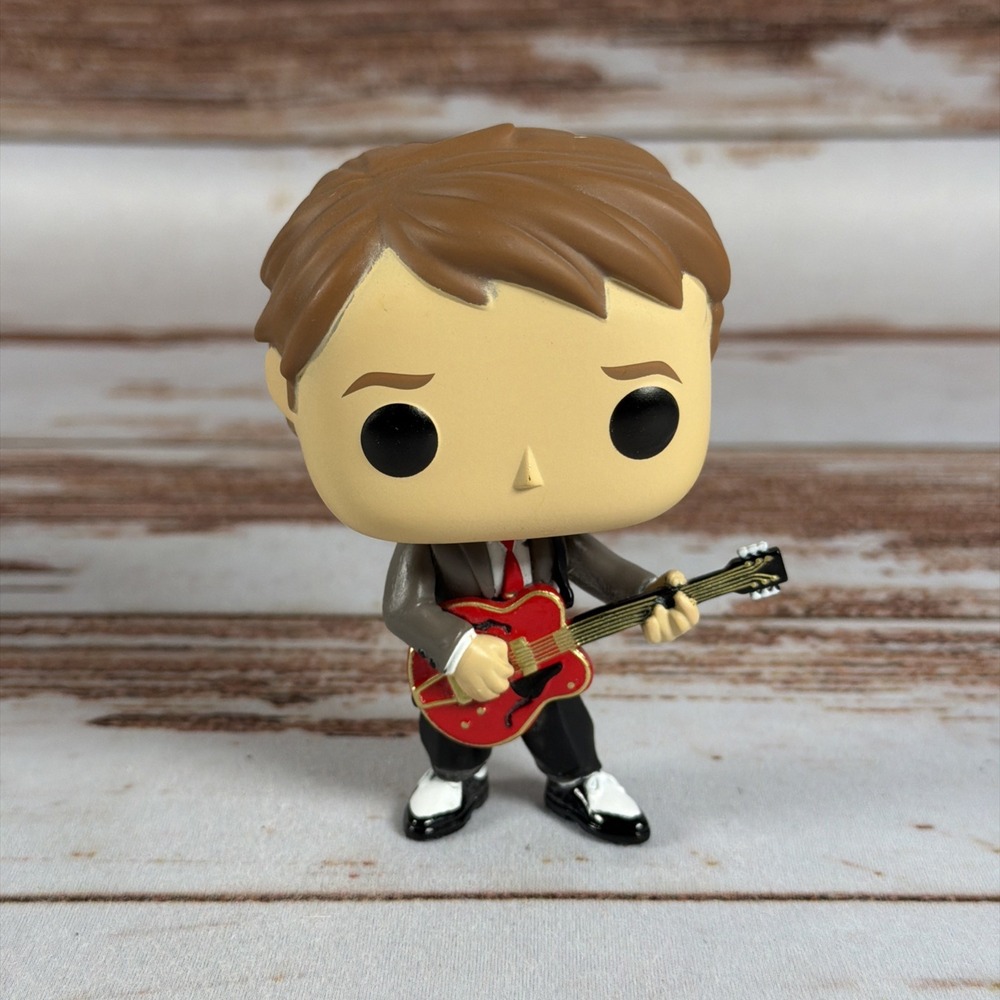 Funko Pop Back to the Future Marty McFly Guitar #602 Exclusive Used Marked
